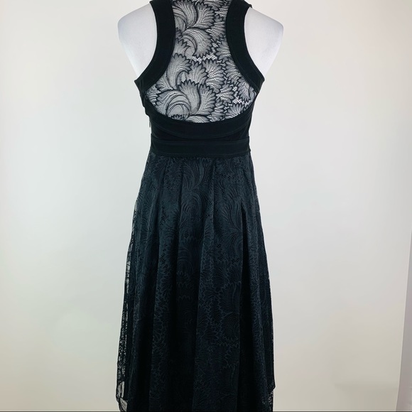 Nanette Lepore Black Lace Dress Sz 0 - Picture 6 of 9
